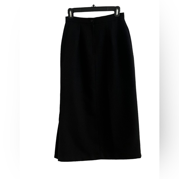 Vintage Black Pencil Skirt - Picture 3 of 8